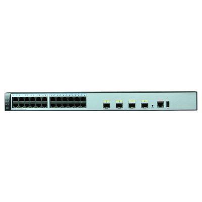S5720-28X-Pwr-Li-AC 24-Port Gigabit Switch with 10/100/1000Mbps Rate and 56 Gb/s Capacity