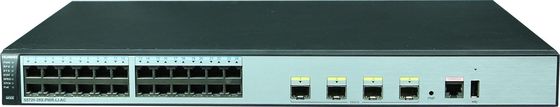 S5720-28X-Pwr-Li-AC 24-Port Gigabit Switch with 10/100/1000Mbps Rate and 56 Gb/s Capacity