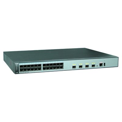 S5720-28X-Pwr-Li-AC 24-Port Gigabit Switch with 10/100/1000Mbps Rate and 56 Gb/s Capacity