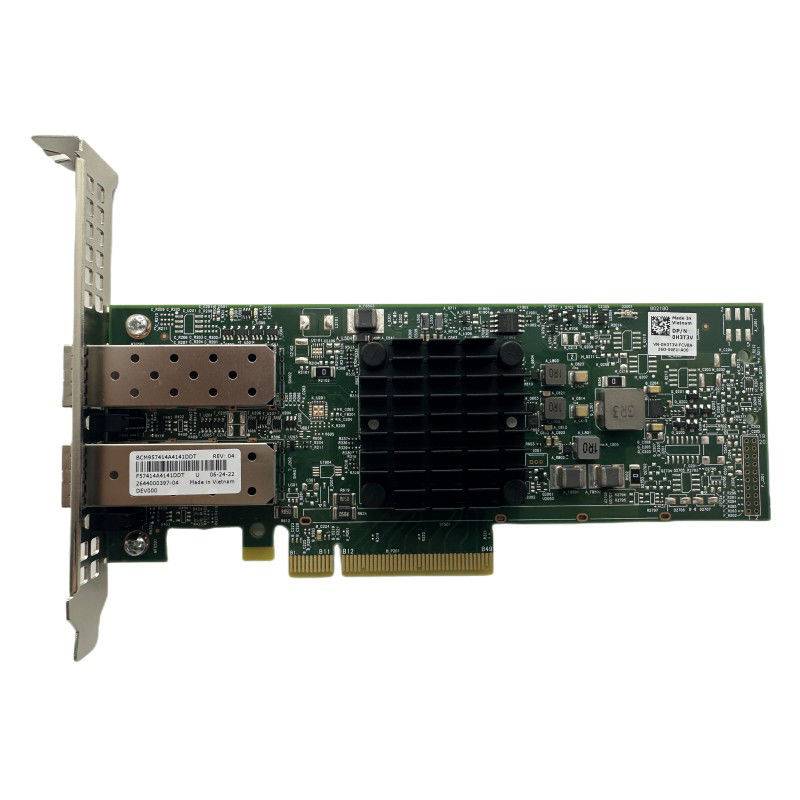 New PCI-E Dual Ports Network Card 57412/57416/ BCM57414 with Transmission Rate of 10/100Mbps
