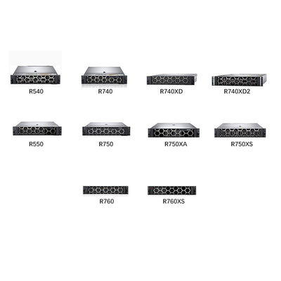 Poweredge R760 R750 R750xa R550 R740xd2 2U Dual CPU PC Computer Data Center GPU Server rack